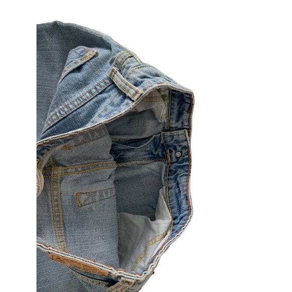 Levis Strauss Womens Size 6 Light Wash Jeans Straight LEg - Picture 6 of 8